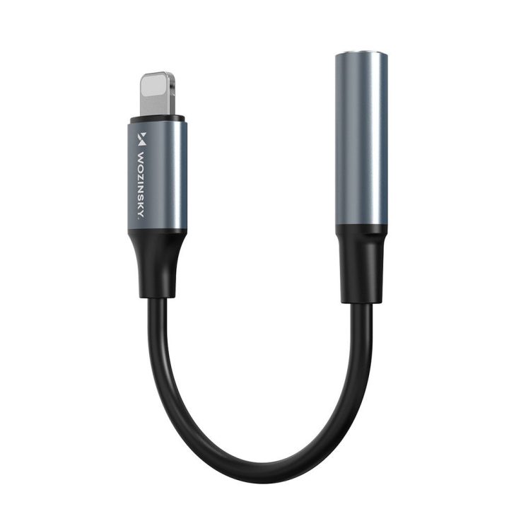 Lightning adapteris į 3.5 mm ausinių lizdą juodas