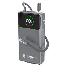 Išorinė baterija 45 W 20 000 mAh su USB-C laidu
