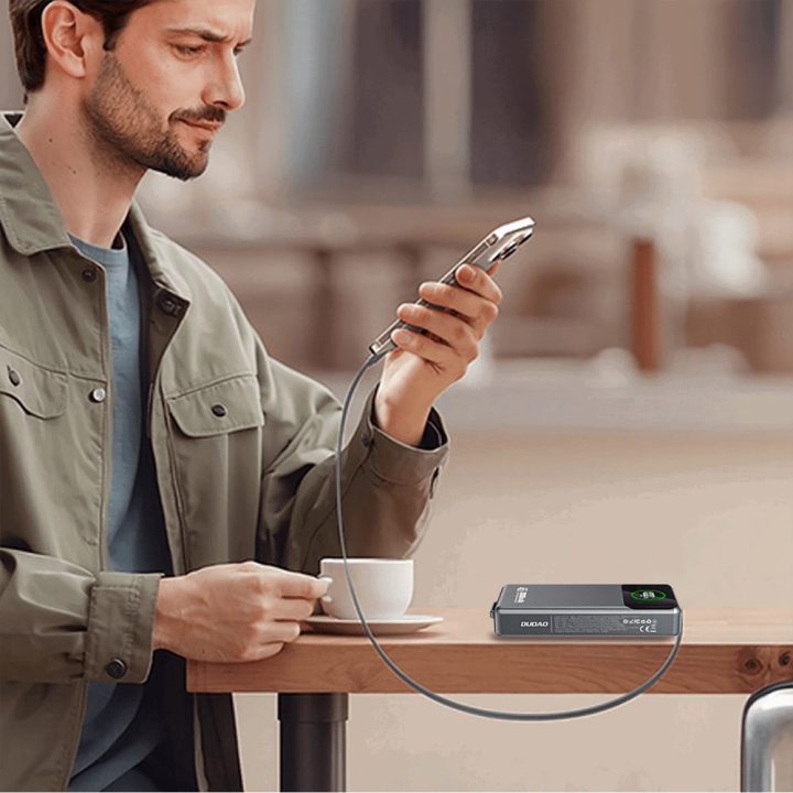 Išorinė baterija 45 W 20 000 mAh su USB-C laidu