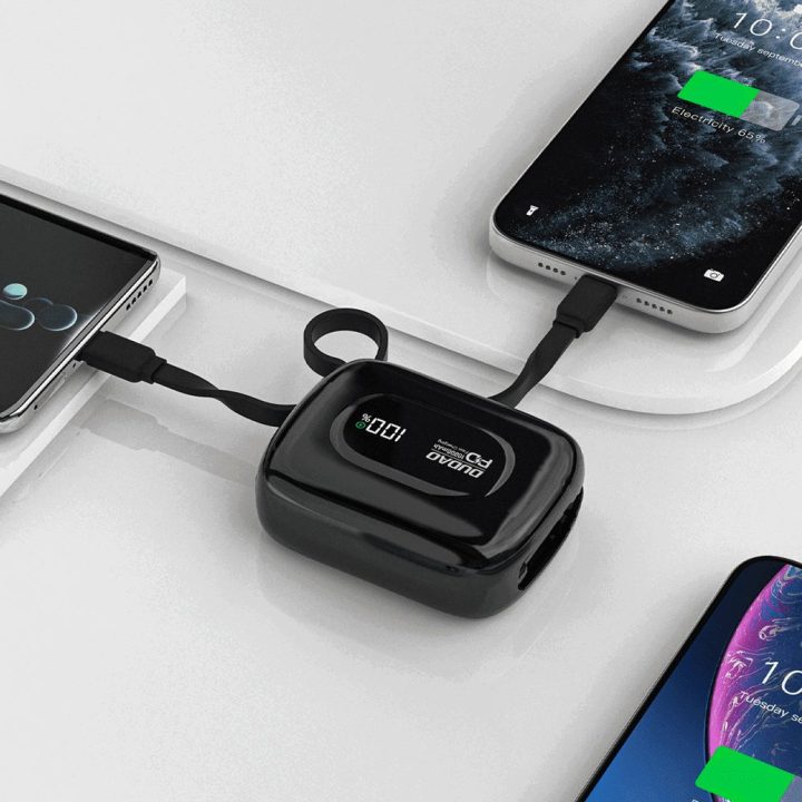 Išorinė baterija 10000 mAh su USB-C ir Lightning
