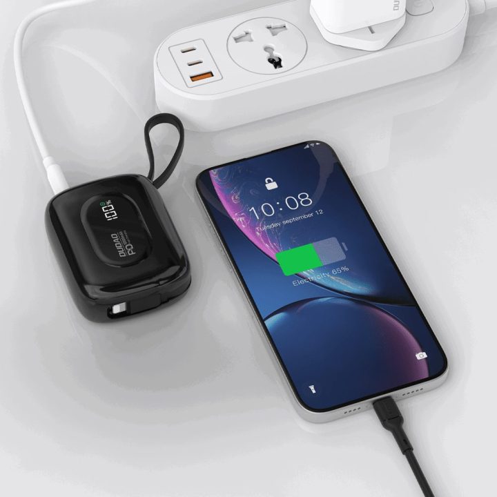 Išorinė baterija 10000 mAh su USB-C ir Lightning