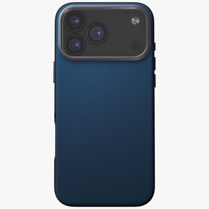 iPhone 17 Pro Max dėklas su MagSafe mėlynas ir juodas Uniq