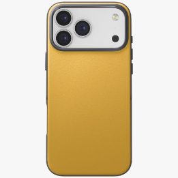 iPhone 17 Pro Max dėklas su MagSafe geltonai pilkas Uniq