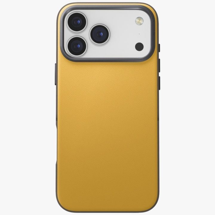 iPhone 17 Pro Max dėklas su MagSafe geltonai pilkas Uniq
