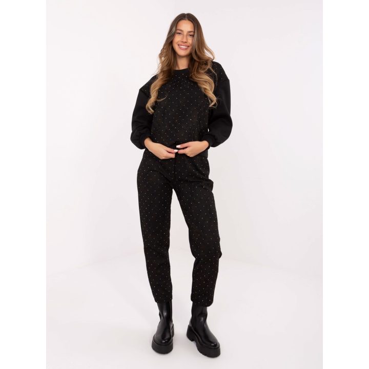 Komplektas juodas su blizgiomis detalėmis IT Girl