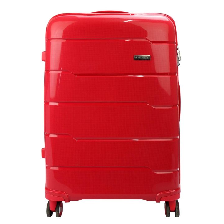 Lagaminas rožinis kietu korpusu Pierre Cardin