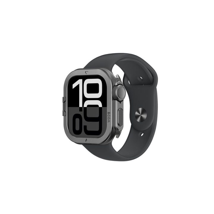 Apple Watch 11 dėklas metalinis juodas AmazingThing