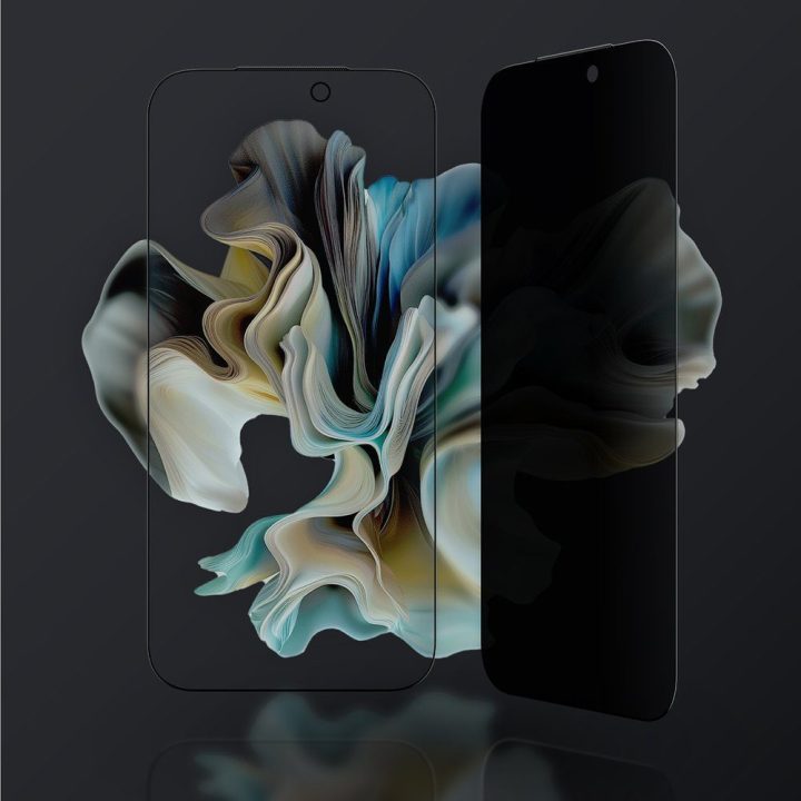 iPhone 17 Pro stikliukas su privatumo funkcija AmazingThing