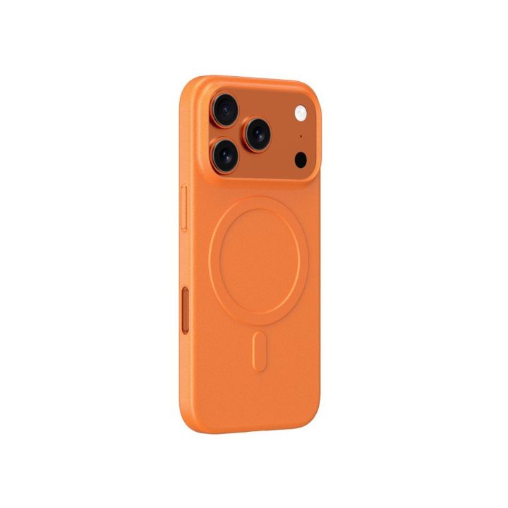 iPhone 17 Pro Max dėklas su MagSafe oranžinis AmazingThing
