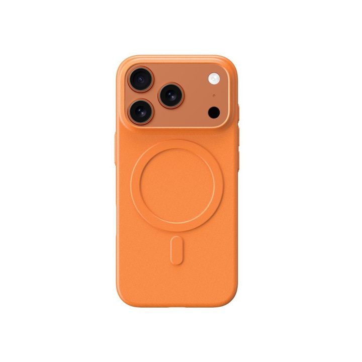 iPhone 17 Pro Max dėklas su MagSafe oranžinis AmazingThing
