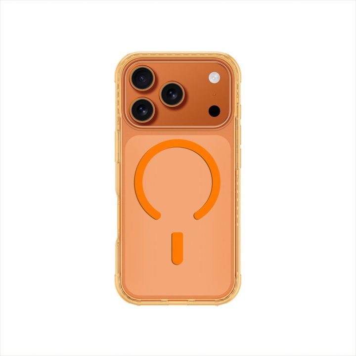 iPhone 17 Pro Max dėklas su MagSafe oranžinis AmazingThing