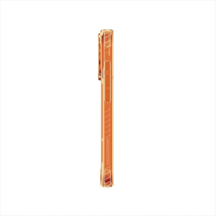 iPhone 17 Pro Max dėklas su MagSafe oranžinis AmazingThing