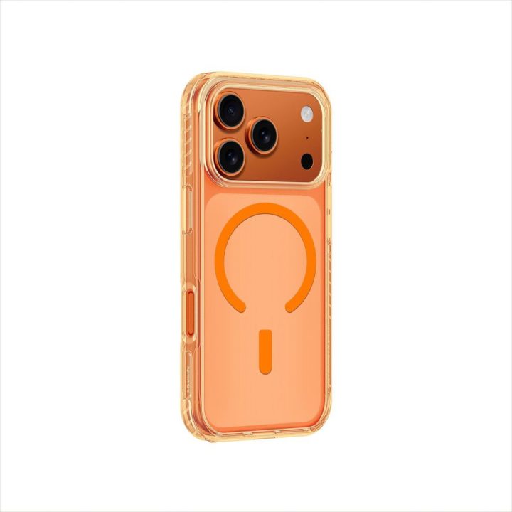 iPhone 17 Pro Max dėklas su MagSafe oranžinis AmazingThing
