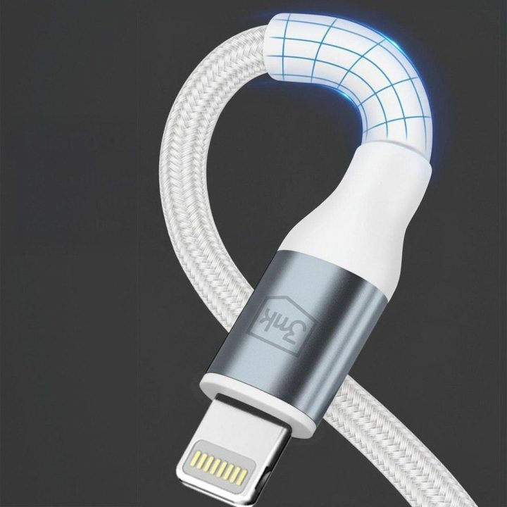 Įkrovimo laidas USB-C į Lightning baltas 1m 20W