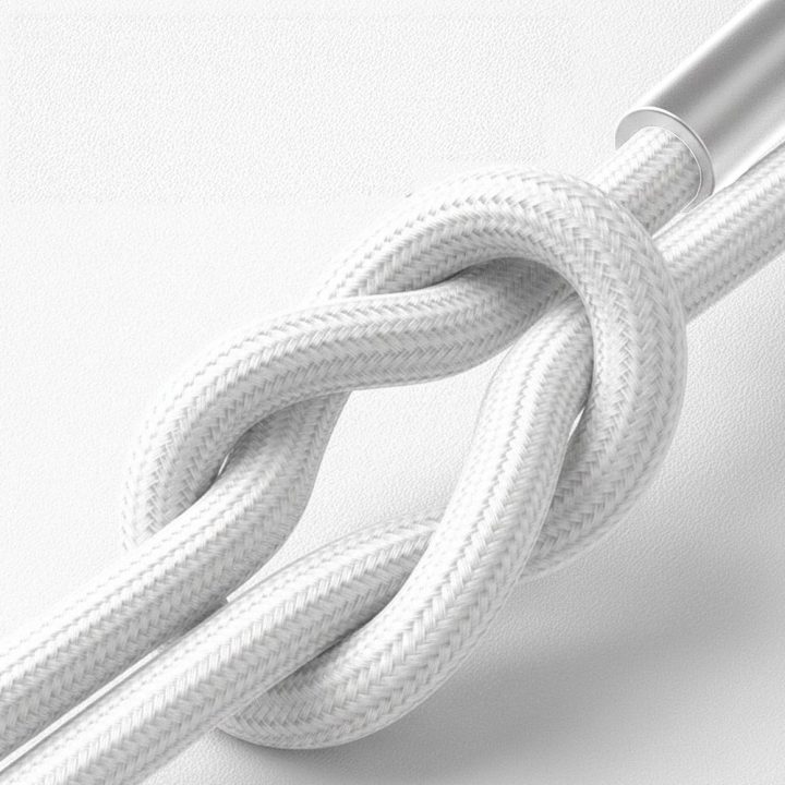 Įkrovimo laidas USB-A į Lightning baltas 2m