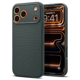 iPhone 17 Pro Max dėklas Liquid Air žalias Spigen