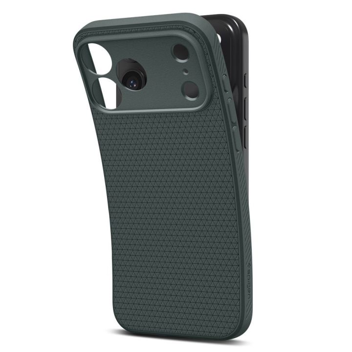 iPhone 17 Pro Max dėklas Liquid Air žalias Spigen