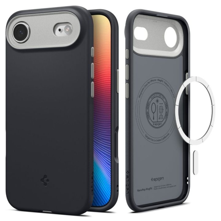 iPhone 17 dėklas su MagSafe juodas Spigen