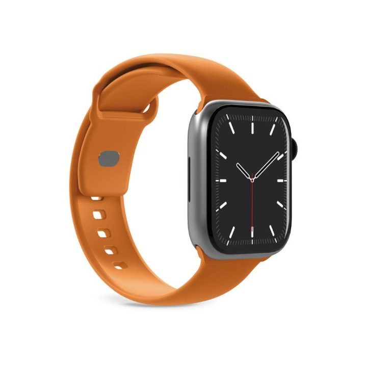 Dirželis Apple Watch silikoninis oranžinis Puro