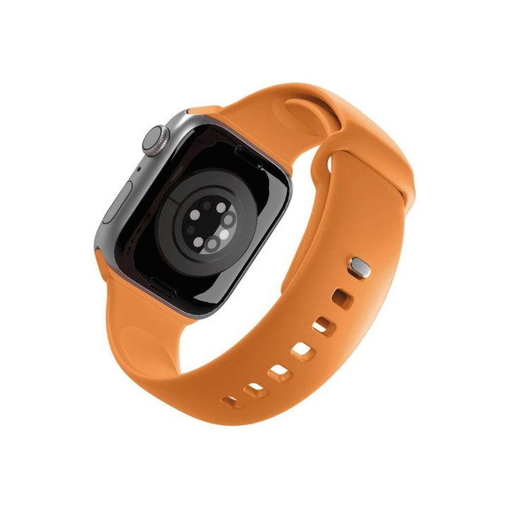 Dirželis Apple Watch silikoninis oranžinis Puro