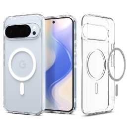 Dėklas Google Pixel 10 Ultra Hybrid Mag Spigen – patikimai apsaugai su MagSafe funkcija.