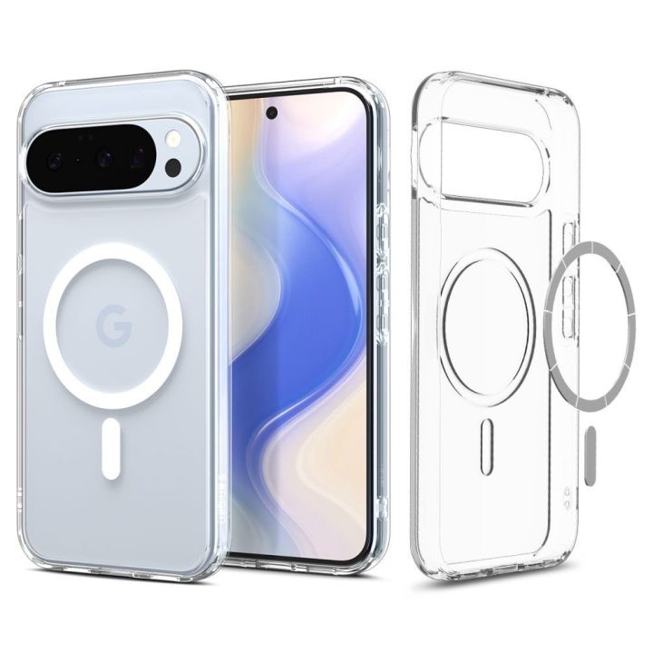 Dėklas Google Pixel 10 Ultra Hybrid Mag Spigen – patikimai apsaugai su MagSafe funkcija.