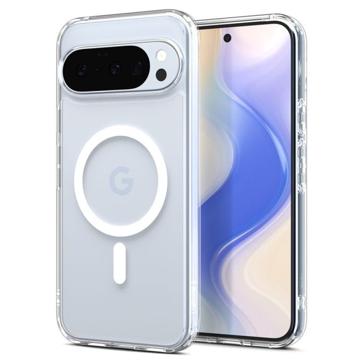 Dėklas Google Pixel 10 Ultra Hybrid Mag Spigen – patikimai apsaugai su MagSafe funkcija.