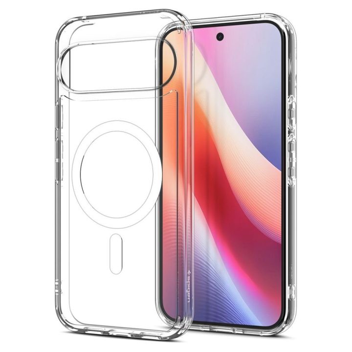 Dėklas Google Pixel 10 Ultra Hybrid Mag Spigen – patikimai apsaugai su MagSafe funkcija.