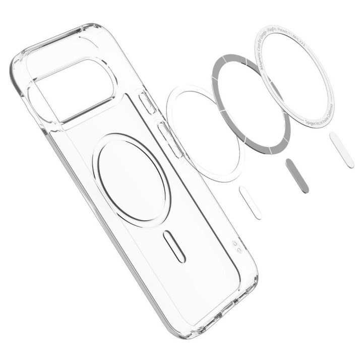 Dėklas Google Pixel 10 Ultra Hybrid Mag Spigen – patikimai apsaugai su MagSafe funkcija.