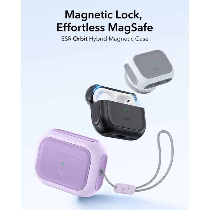 AirPods Pro dėklas su MagSafe purpurinis ESR