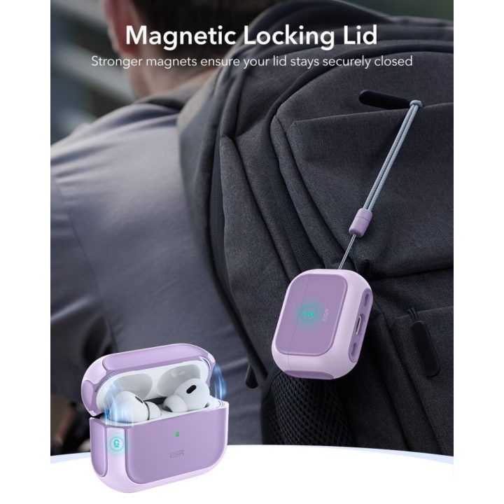 AirPods Pro dėklas su MagSafe purpurinis ESR