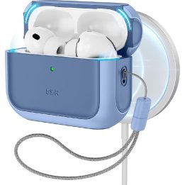Dėklas MagSafe AirPods Pro ESR Orbit Halolock – patikimai apsaugai ir belaidžiam įkrovimui.