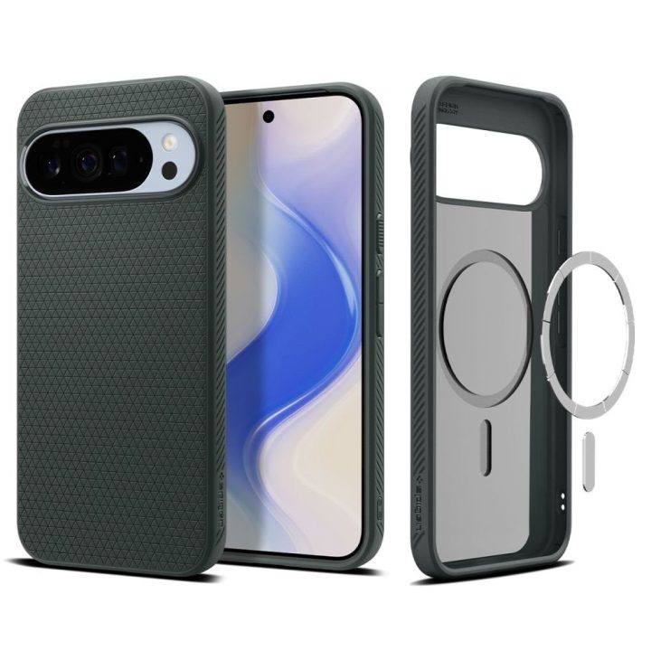 Dėklas Google Pixel 10 Pro XL Spigen Liquid Air Mag – apsaugai ir patogiam MagSafe naudojimui.