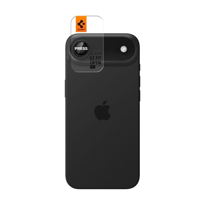 Stikliukas kamerai iPhone Air Spigen Optik Pro – lęšių apsaugai ir vaizdo raiškai kasdien.