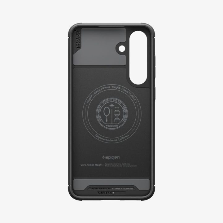 Dėklas Samsung Galaxy S25 FE Spigen Core Armor Mag – patikimai apsaugai ir belaidžiam įkrovimui.