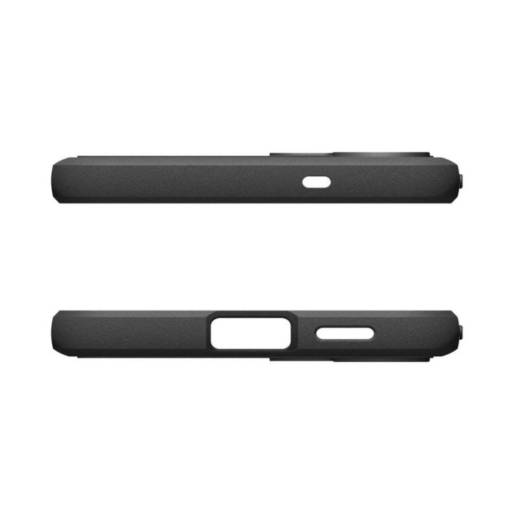 Samsung Galaxy S25 FE dėklas matinio juodos spalvos su apsauga Spigen