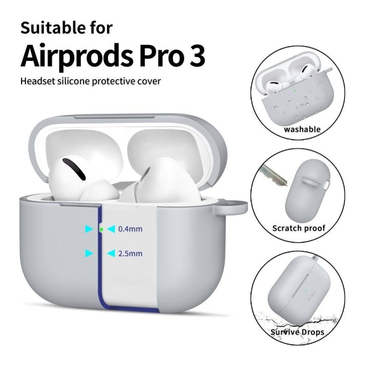 Dėklas silikoninis AirPods Pro – apsaugai ir patogiam nešiojimui kasdien.