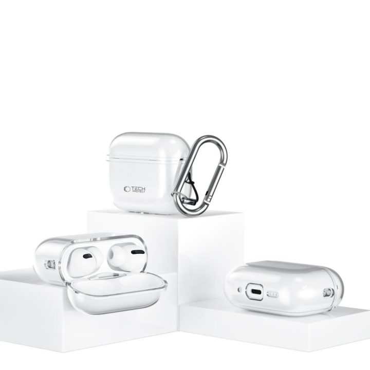 Dėklas permatomas AirPods Pro FlexAir – apsaugai ir minimalistiniam stiliui.