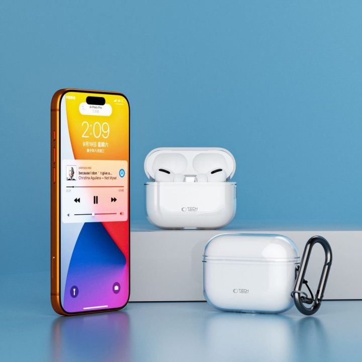 Dėklas permatomas AirPods Pro FlexAir – apsaugai ir minimalistiniam stiliui.