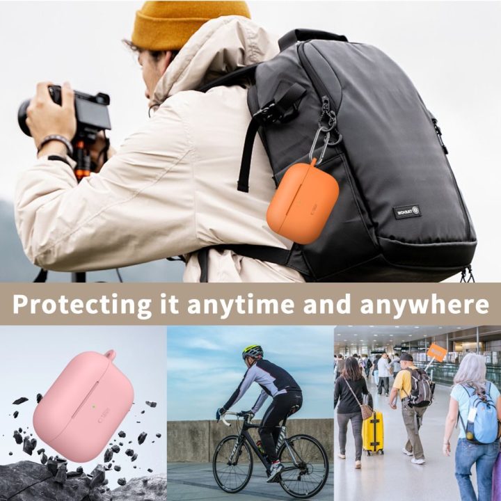 Dėklas silikoninis AirPods Pro – patogiai apsaugai ir laikymui kasdien.
