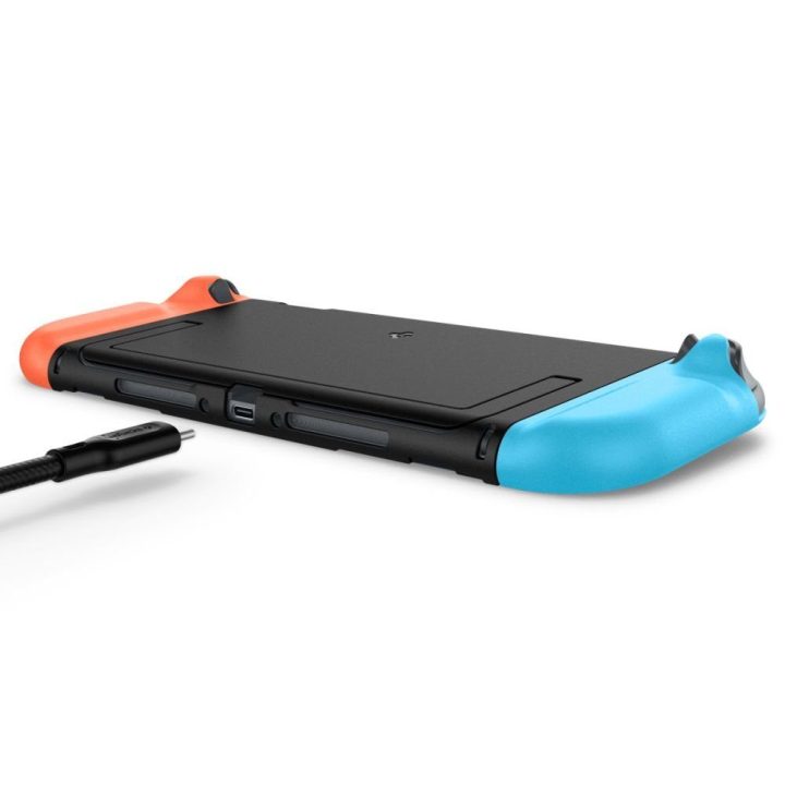 Dėklas juodas Nintendo Switch 2 Spigen Nano Pop – apsaugai ir patogiam žaidimui kasdien.
