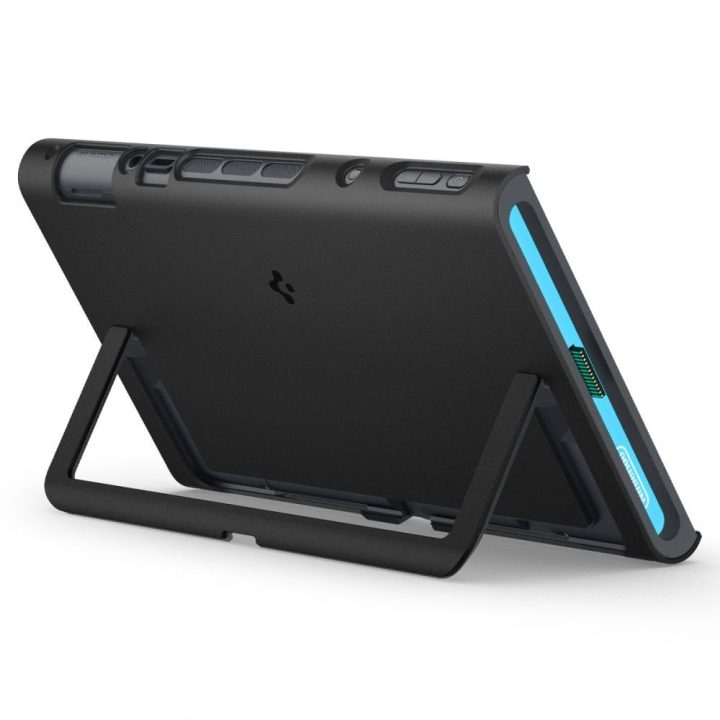 Dėklas juodas Nintendo Switch 2 Spigen Nano Pop – apsaugai ir patogiam žaidimui kasdien.