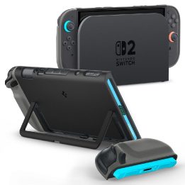 Dėklas juodas Nintendo Switch 2 Spigen Nano Pop – patogiai apsaugai ir žaidimų malonumui.