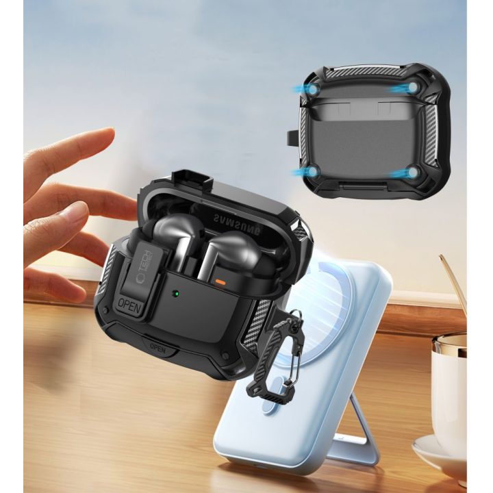 Dėklas silikoninis Samsung Galaxy Buds 3 – saugumui ir patogumui kasdienai.