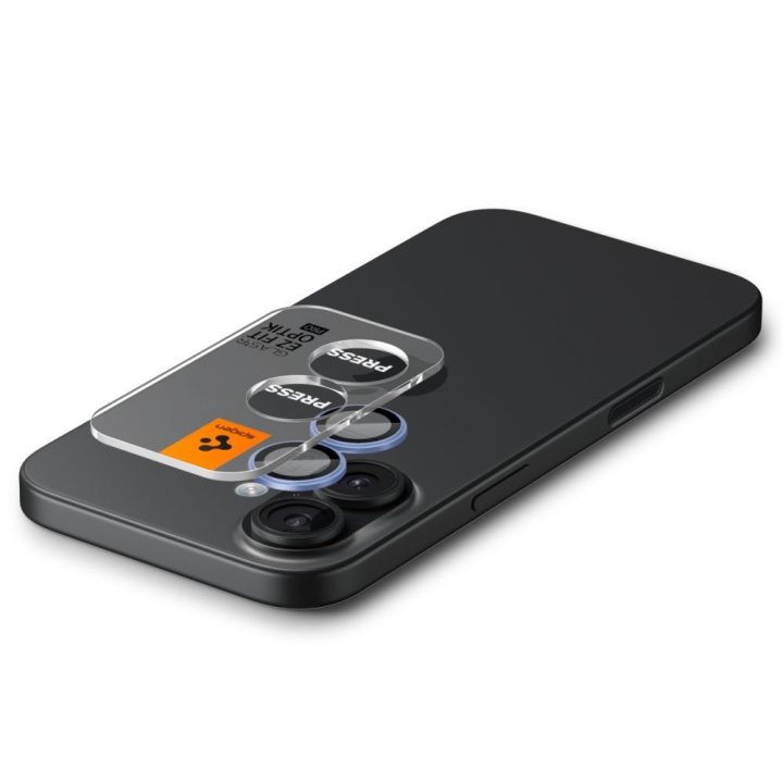 Dėklas kameros stiklui iPhone 16 Spigen Optik Pro – apsaugai ir vaizdo raiškai kasdien.