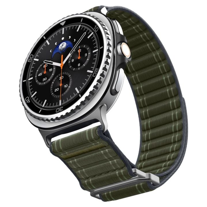 Dirželis žalias Spigen WBF0 Samsung Galaxy Watch – patogumui ir stiliui kiekvieną dieną.