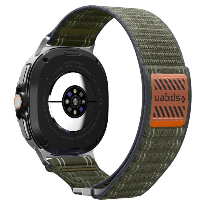 Dirželis žalias Spigen WBF0 Samsung Galaxy Watch – patogumui ir stiliui kiekvieną dieną.