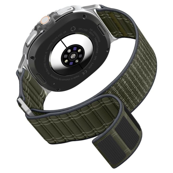 Dirželis žalias Spigen WBF0 Samsung Galaxy Watch – patogumui ir stiliui kiekvieną dieną.