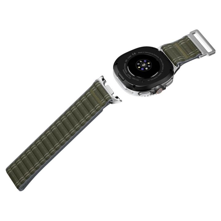 Dirželis žalias Spigen WBF0 Samsung Galaxy Watch – patogumui ir stiliui kiekvieną dieną.