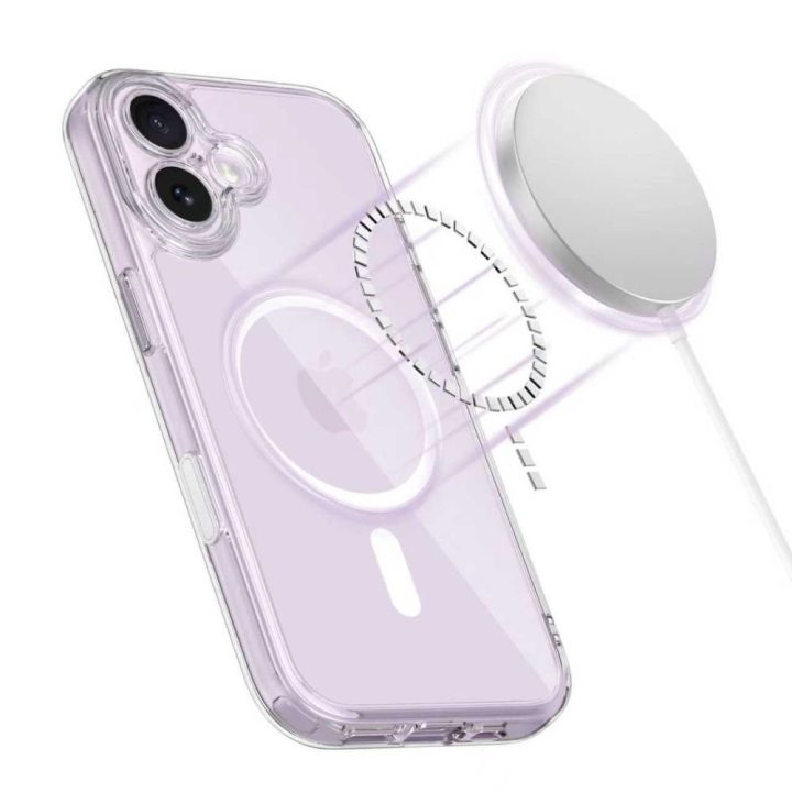 iPhone 17 dėklas skaidrus su MagSafe